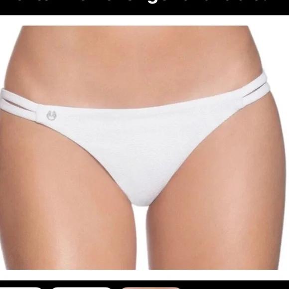 Maaji Serenity tropical bikini set S/M reversible white swimsuit set - Picture 12 of 14